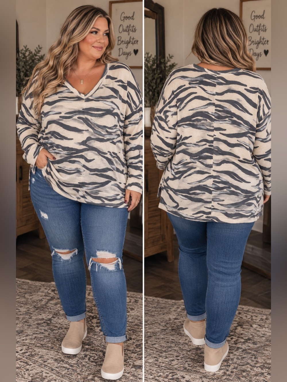 Crepas Zebra Top 2X
